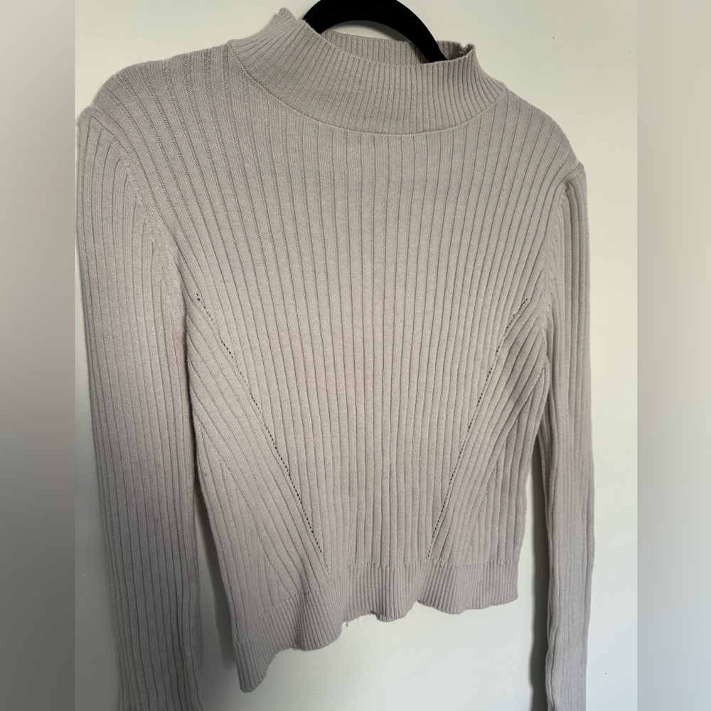 She + Sky Cropped Sweater